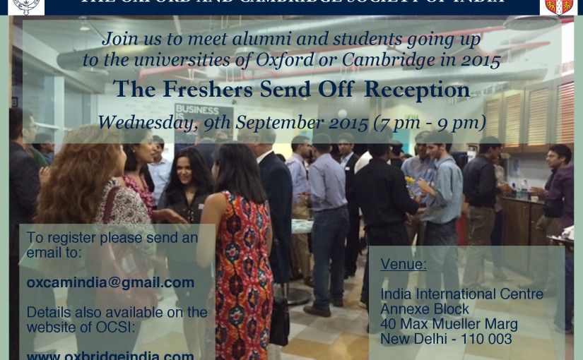 Freshers Send Off Reception 2015