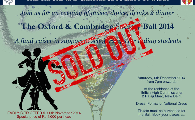 The Oxford and Cambridge Ball 2014