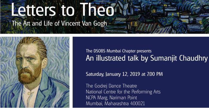 Letters to Theo: the Art and Life of Vincent Van Gogh, Mumbai on 12 January 2019